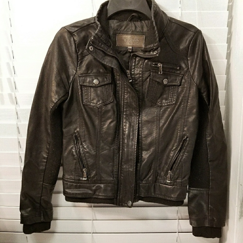Leather jacket